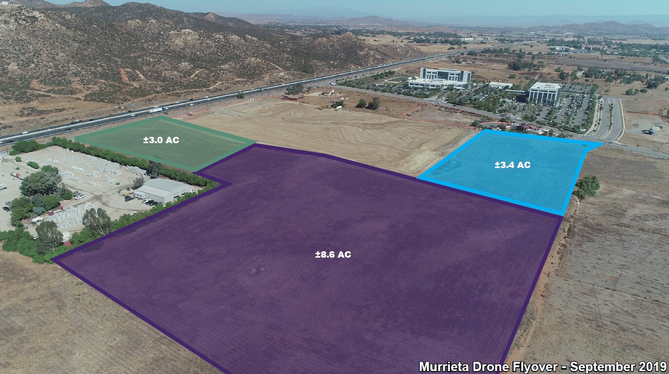 Antelope Rd Baxter Road Murrieta, CA 92563 Land Property for Lease on