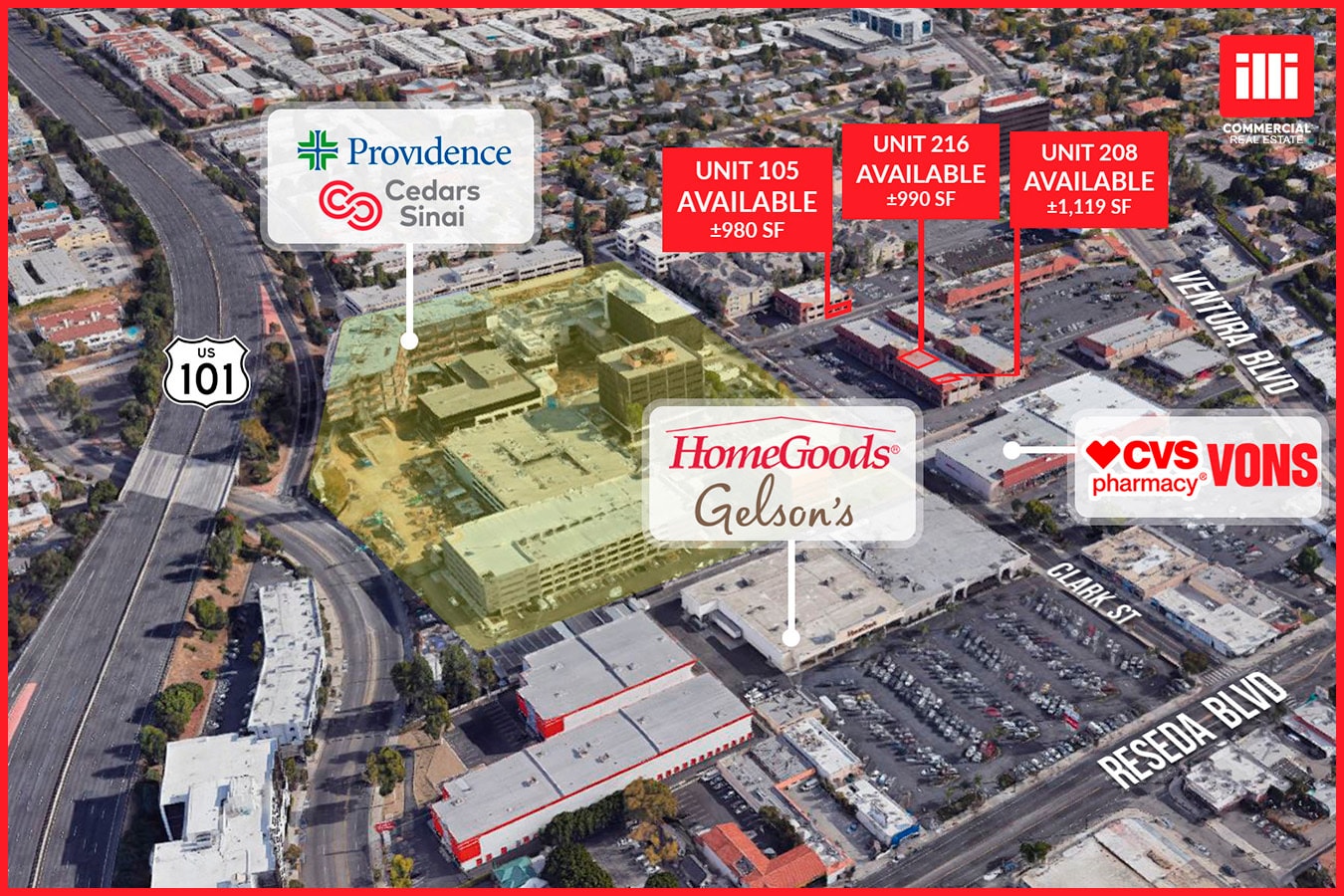 18356-18388 Clark St, Tarzana, CA for Rent