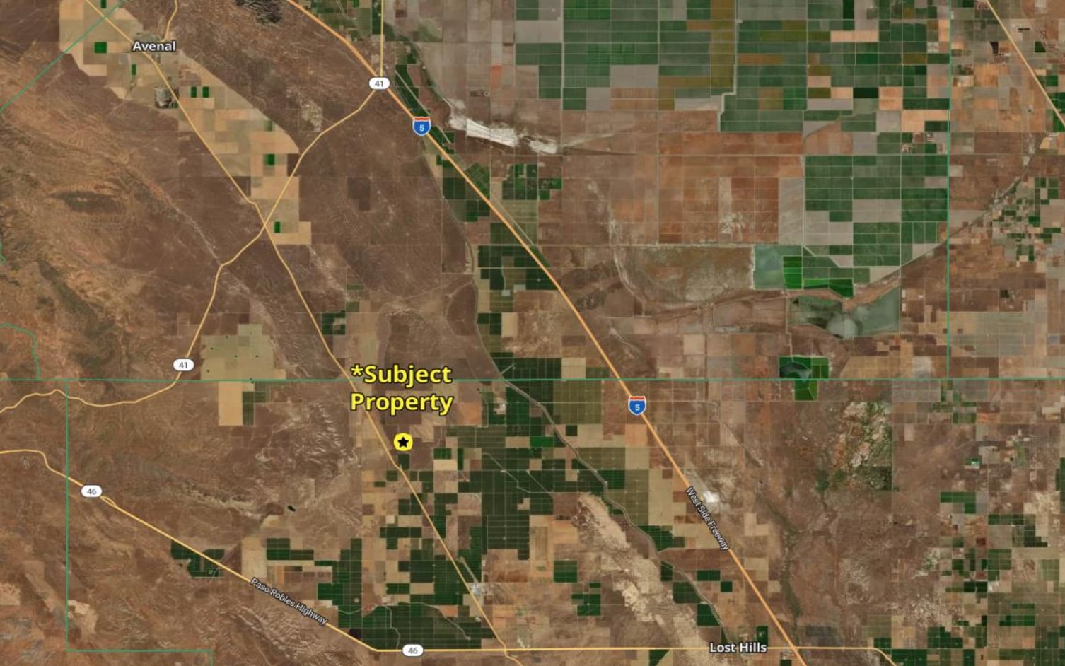Highway 33, Lost Hills, CA for Sale