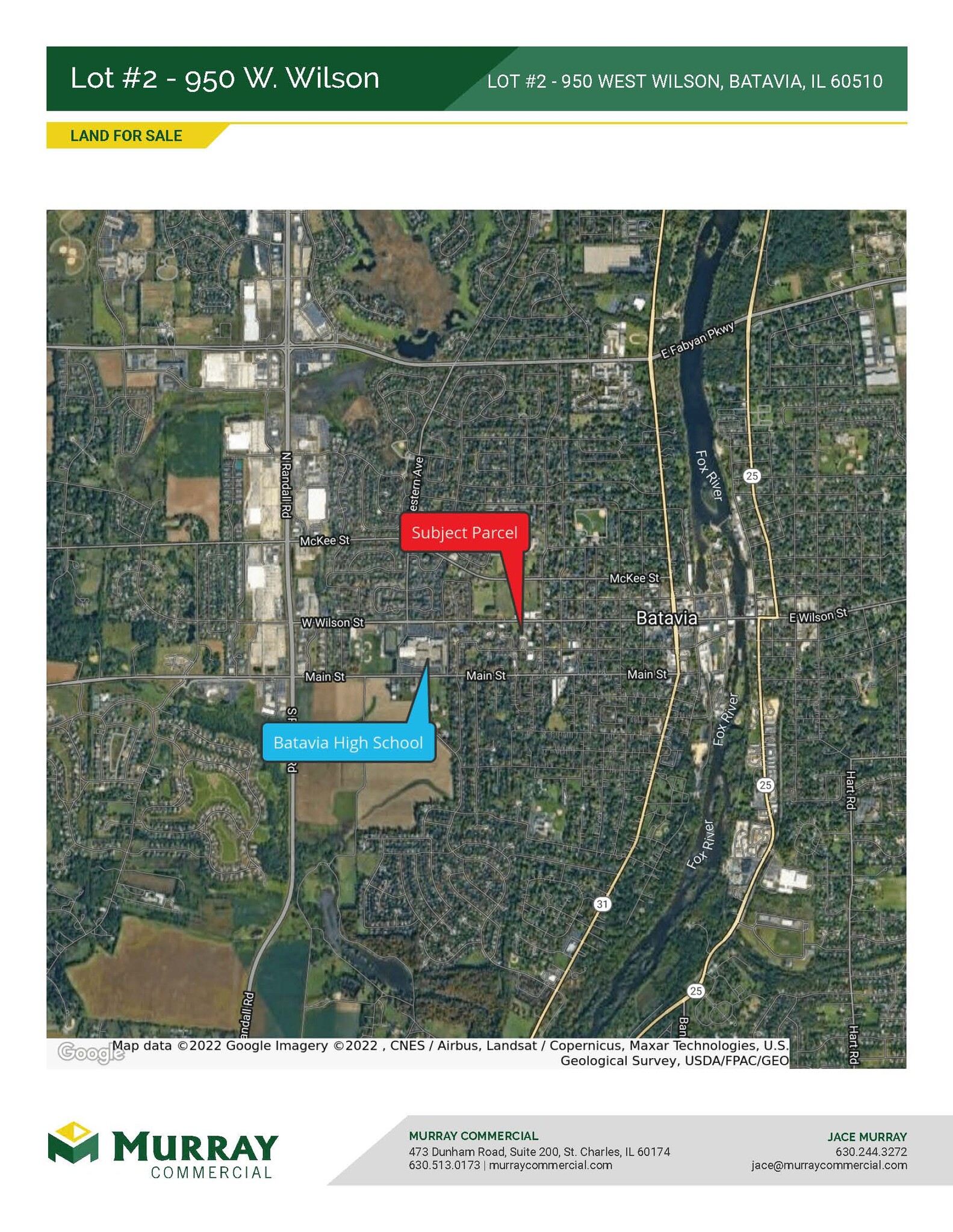 Lot #2 Wilson St, Batavia, IL for Sale