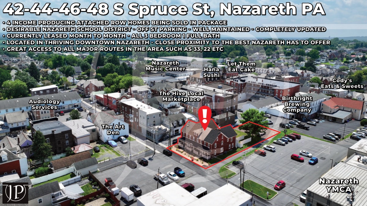 42-48 S Spruce St, Nazareth, PA for Sale