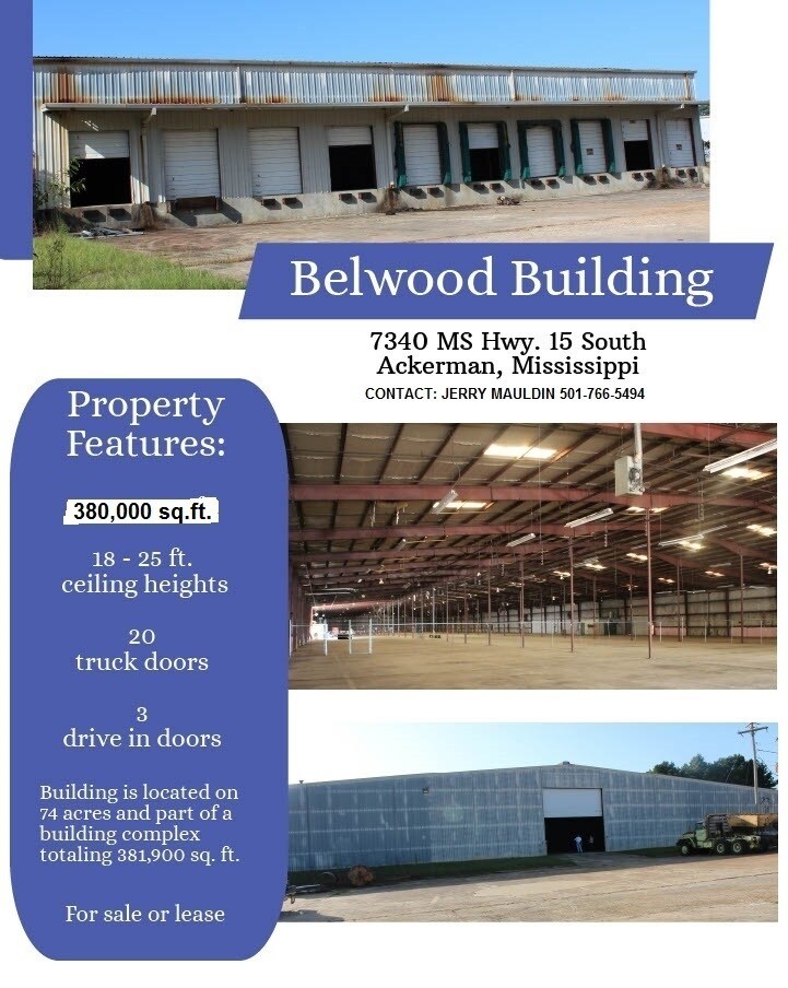 7340 Bellwood Rd, Ackerman, MS for Sale
