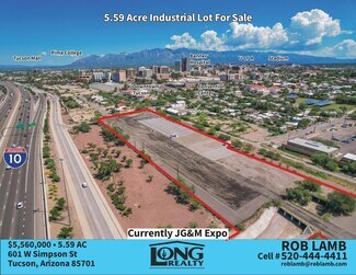 Tucson, AZ Industrial Land - 601 W Simpson St