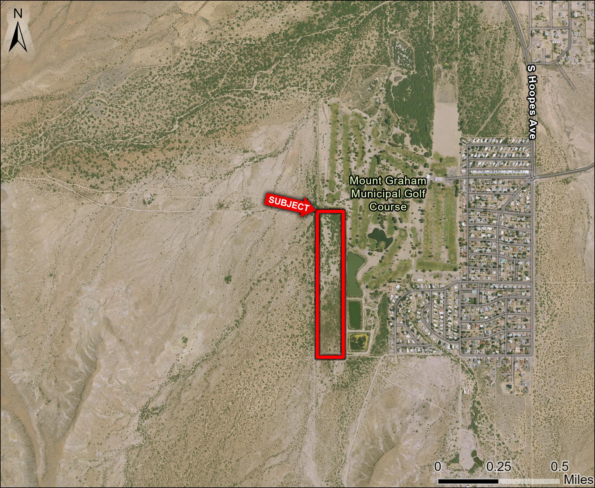 Adjoining Mt. Graham Municipal Golf Course, Thatcher, AZ for Sale