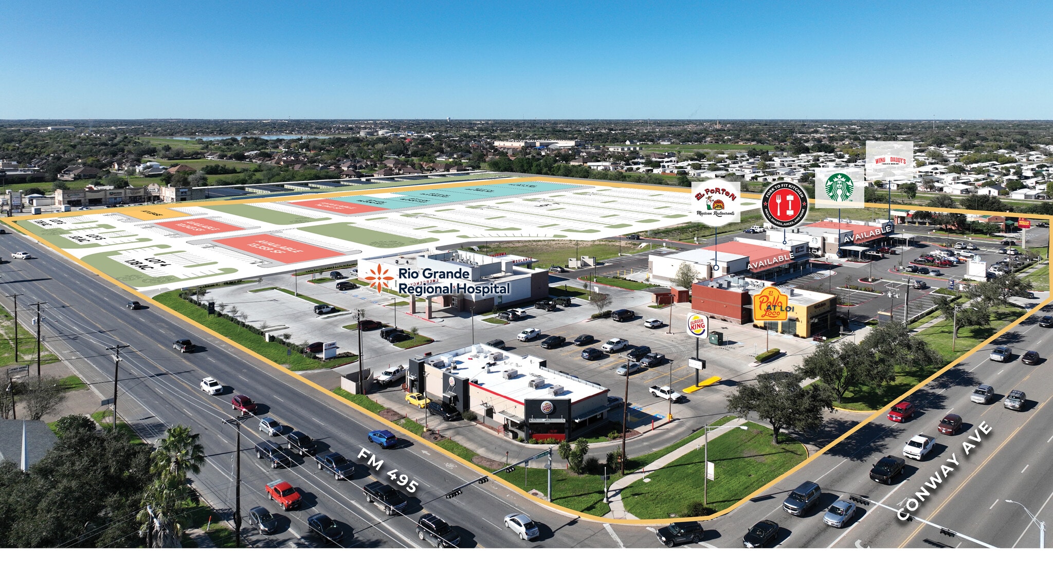 NWC FM 495 & Conway, Mission, TX for Rent