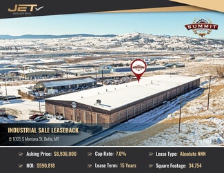 Butte, MT Warehouse - 1005 S Montana St
