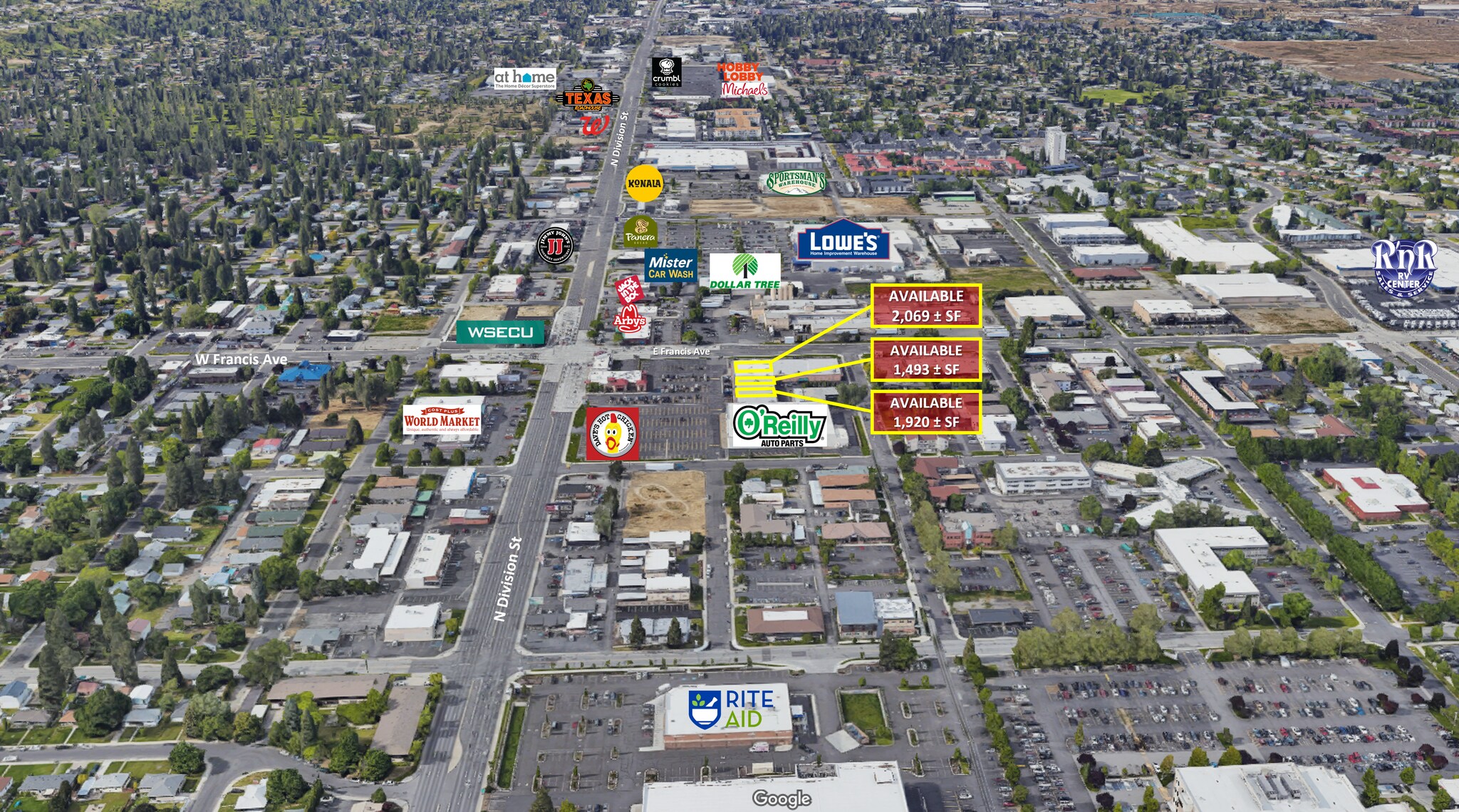 6104-6230 N Division St, Spokane, WA for Rent