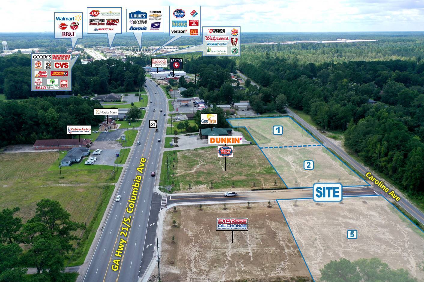 251 S GA 21 Hwy Rincon, GA 31326 Land Property for Sale on