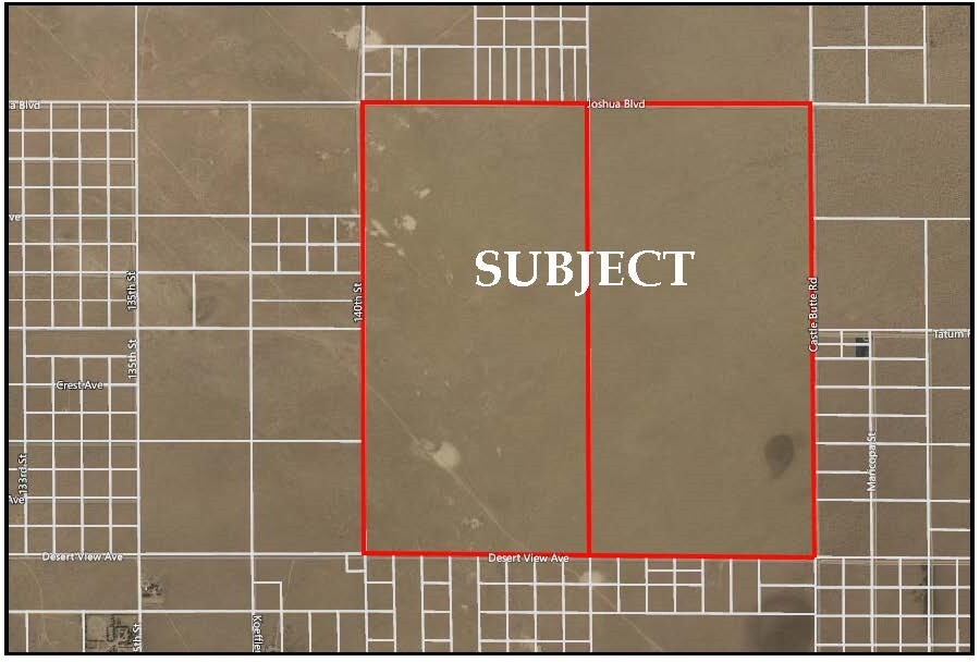 Joshua @ 140th Street, North Edwards, CA for Sale