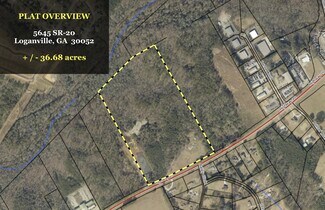 Loganville, GA Commercial Land - 5645 GA Highway 20