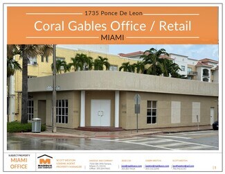 Coral Gables, FL Office - 1735 Ponce de Leon Blvd