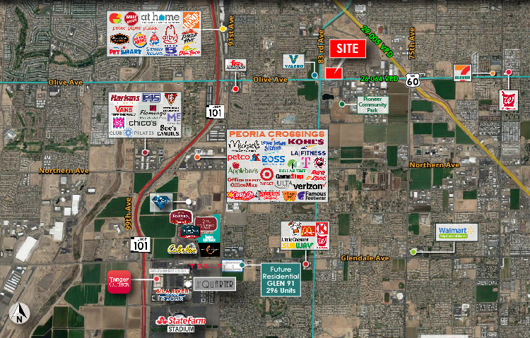 NEC 83rd Avenue & Olive Ave, Peoria, AZ for Rent