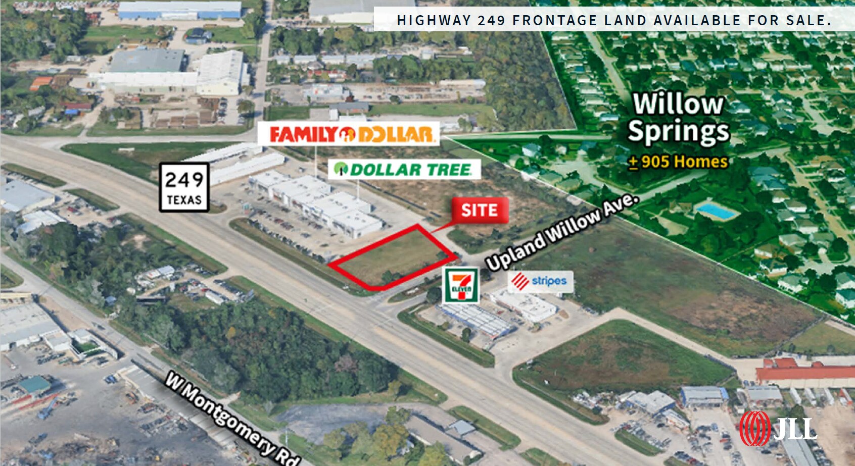 Hwy 249 & Upland Willow Ave, Houston, TX for Sale