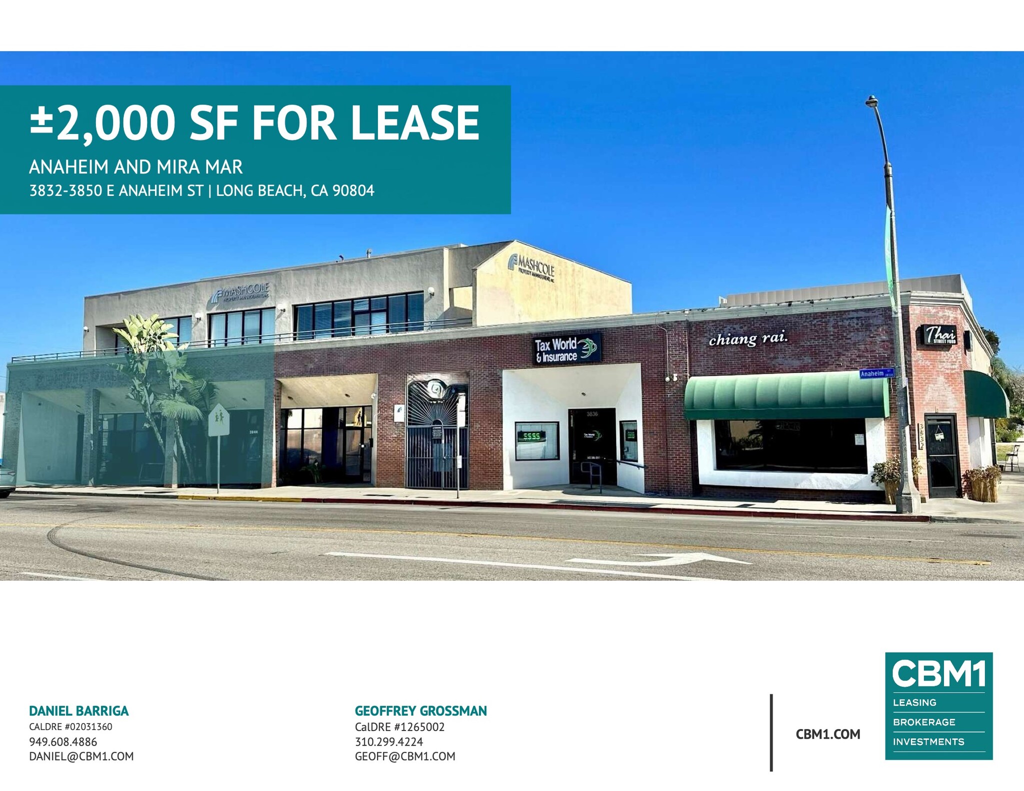 3832-3850 E Anaheim St, Long Beach, CA for Rent