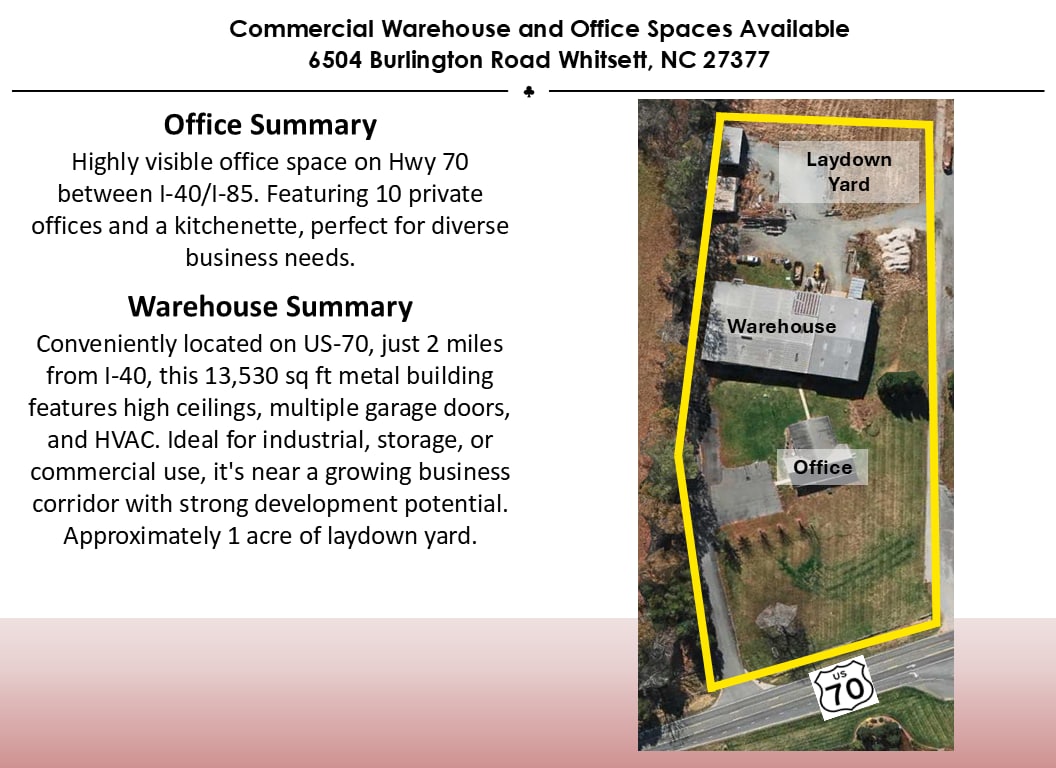 6504 Burlington Rd, Whitsett, NC for Rent