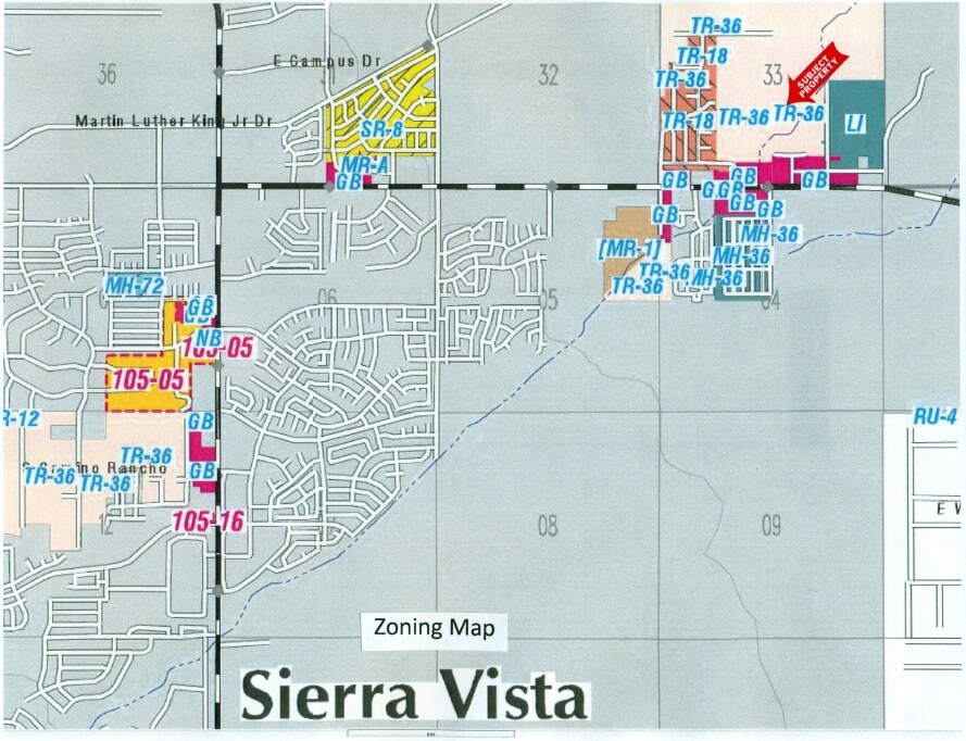 300 N Ten Pond Pl Sierra Vista, AZ 85635 Land Property for Lease on