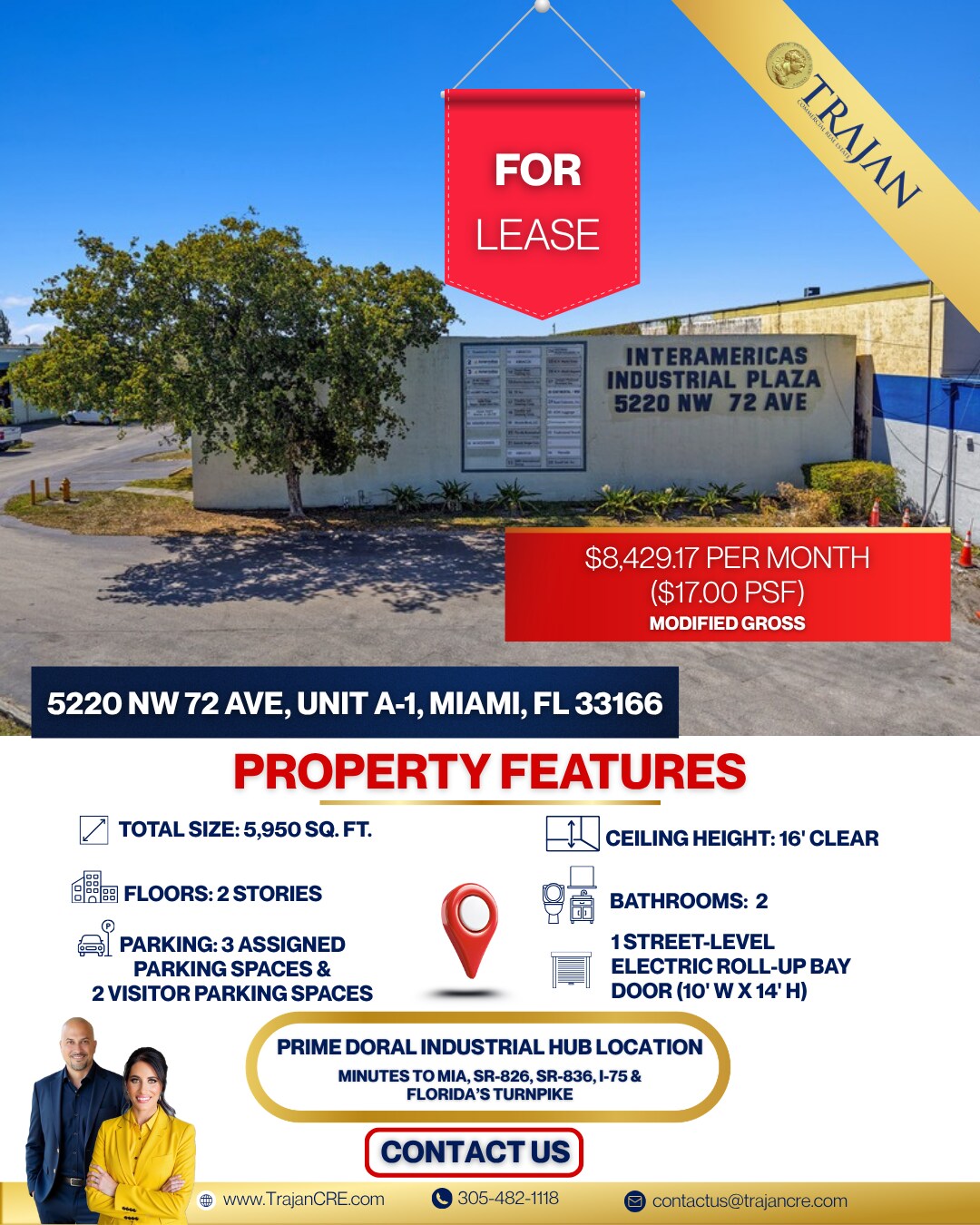 5220 NW 72nd Ave, Miami, FL for Rent