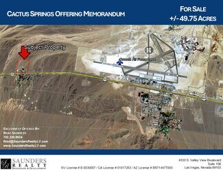 Indian Springs, NV Industrial - 28460 N US Highway 95 Indian Springs, NV Industrial - 28460 N US Highway 95