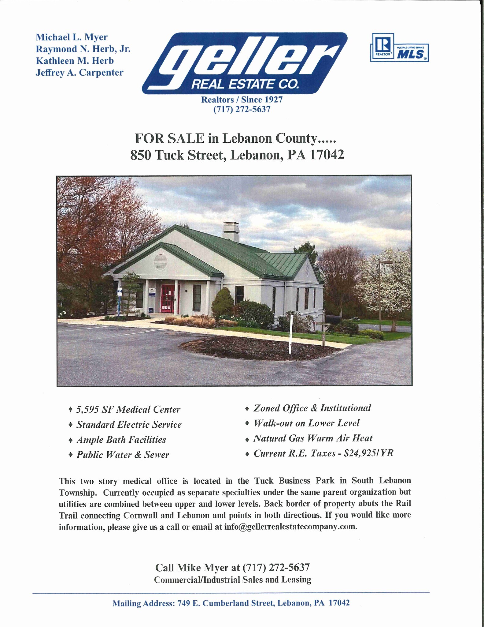 850 Tuck St, Lebanon, PA for Sale