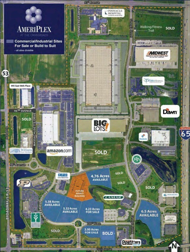 I-65 @ Broadway, Crown Point, IN for Sale