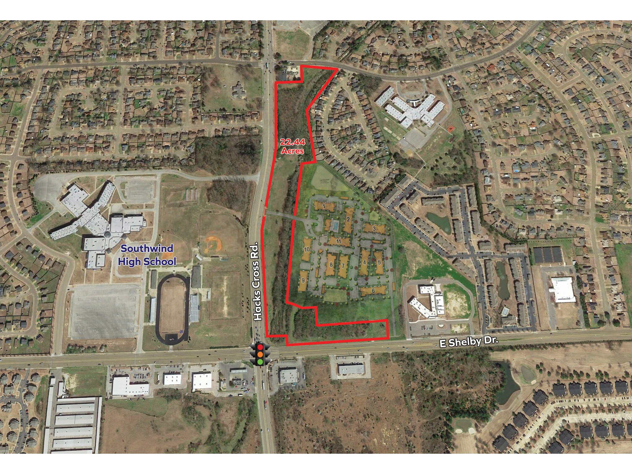 NEC Shelby Dr. at Hacks Cross, Memphis, TN for Rent