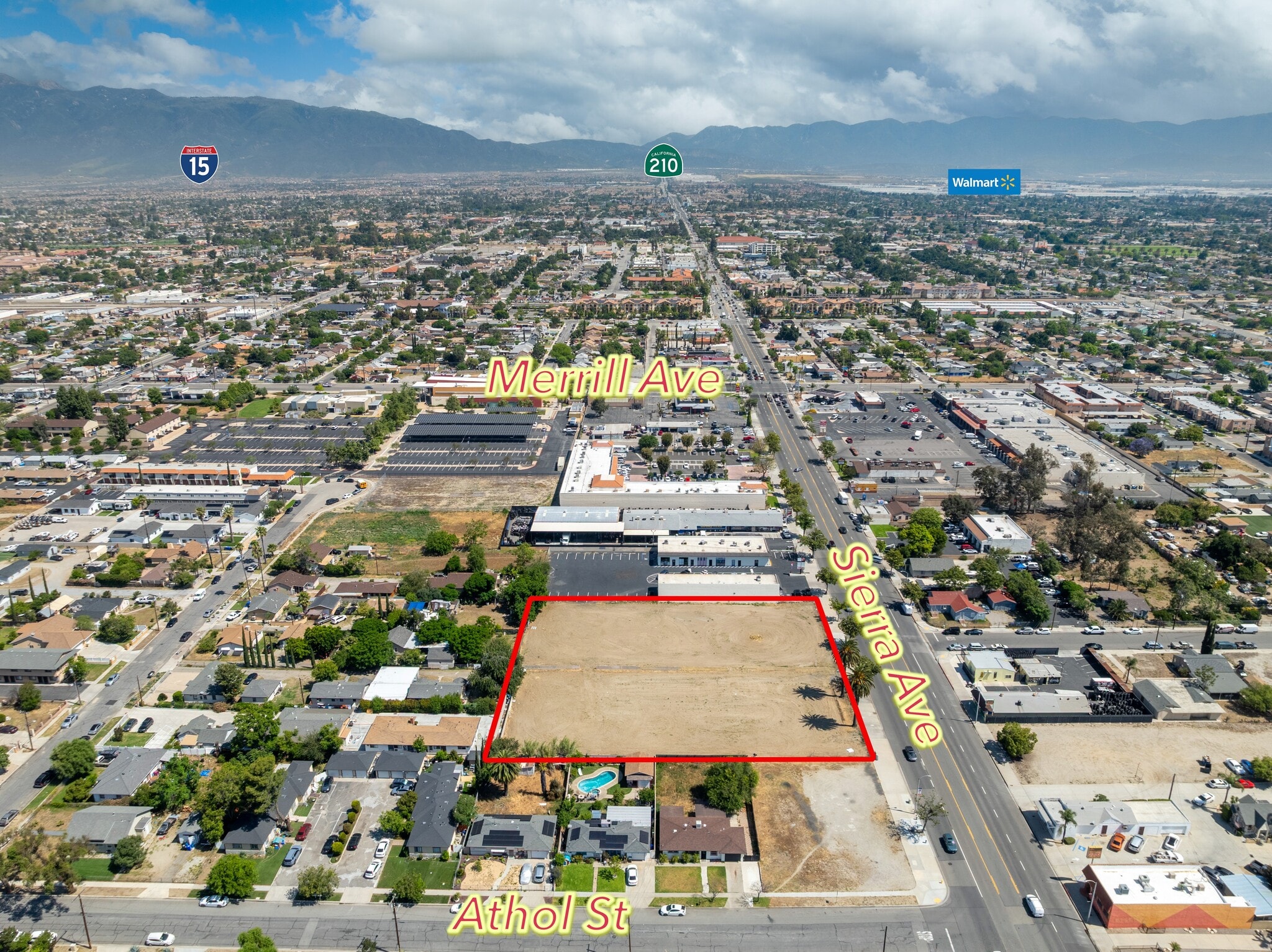 Sierra Ave @ Athol St, Fontana, CA for Sale