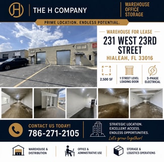Hialeah, FL Industrial - 215-231 W 23rd St Hialeah, FL Industrial - 215-231 W 23rd St