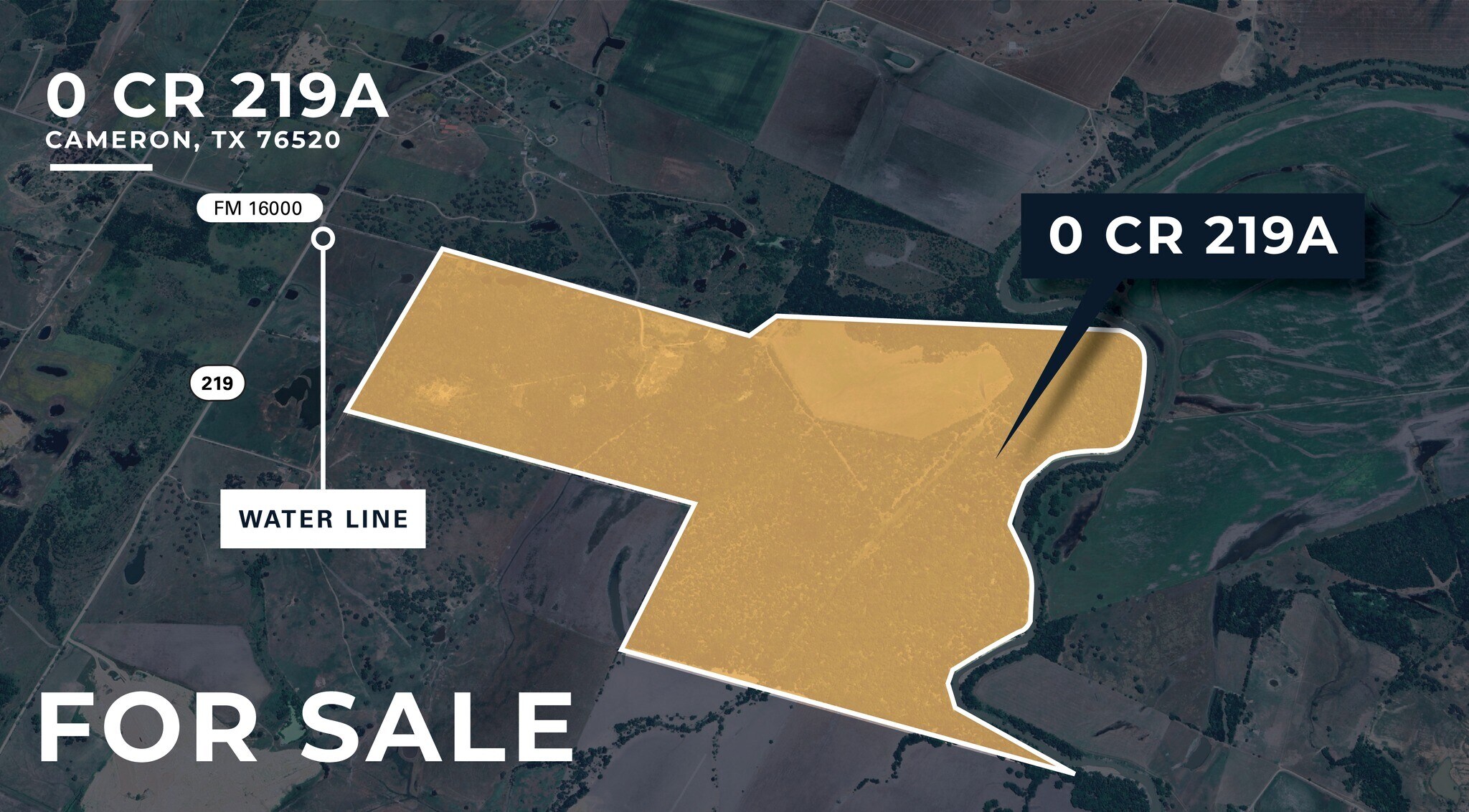SEQ CR 219A & FM 1600, Cameron, TX for Sale