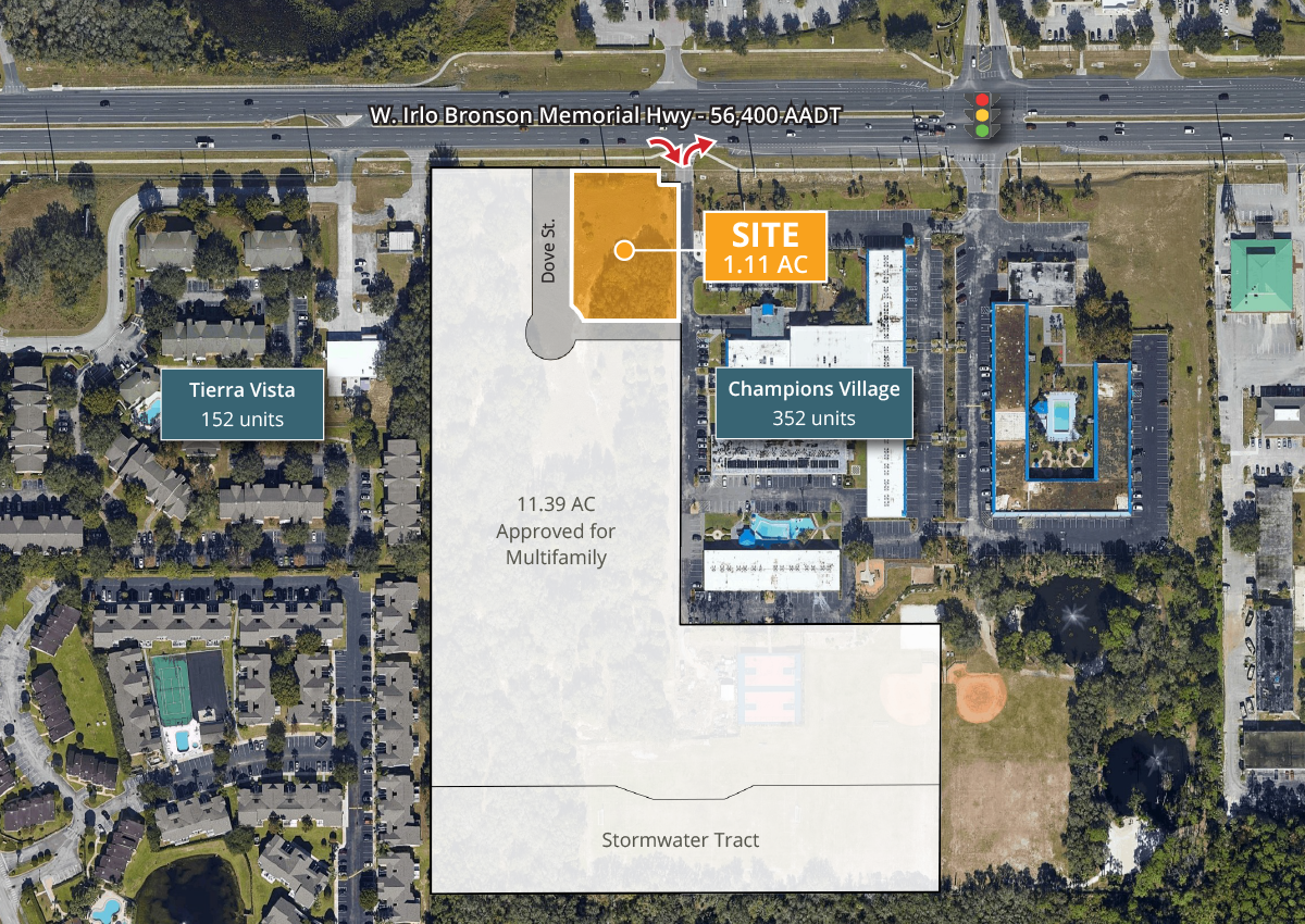 W Irlo Bronson Memorial Hwy, Kissimmee, FL for Sale