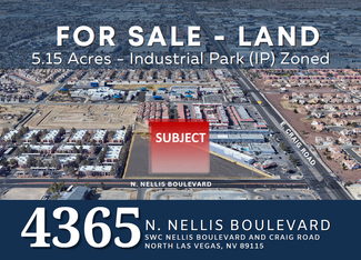 Las Vegas, NV Commercial Land - 4365 N Nellis Blvd