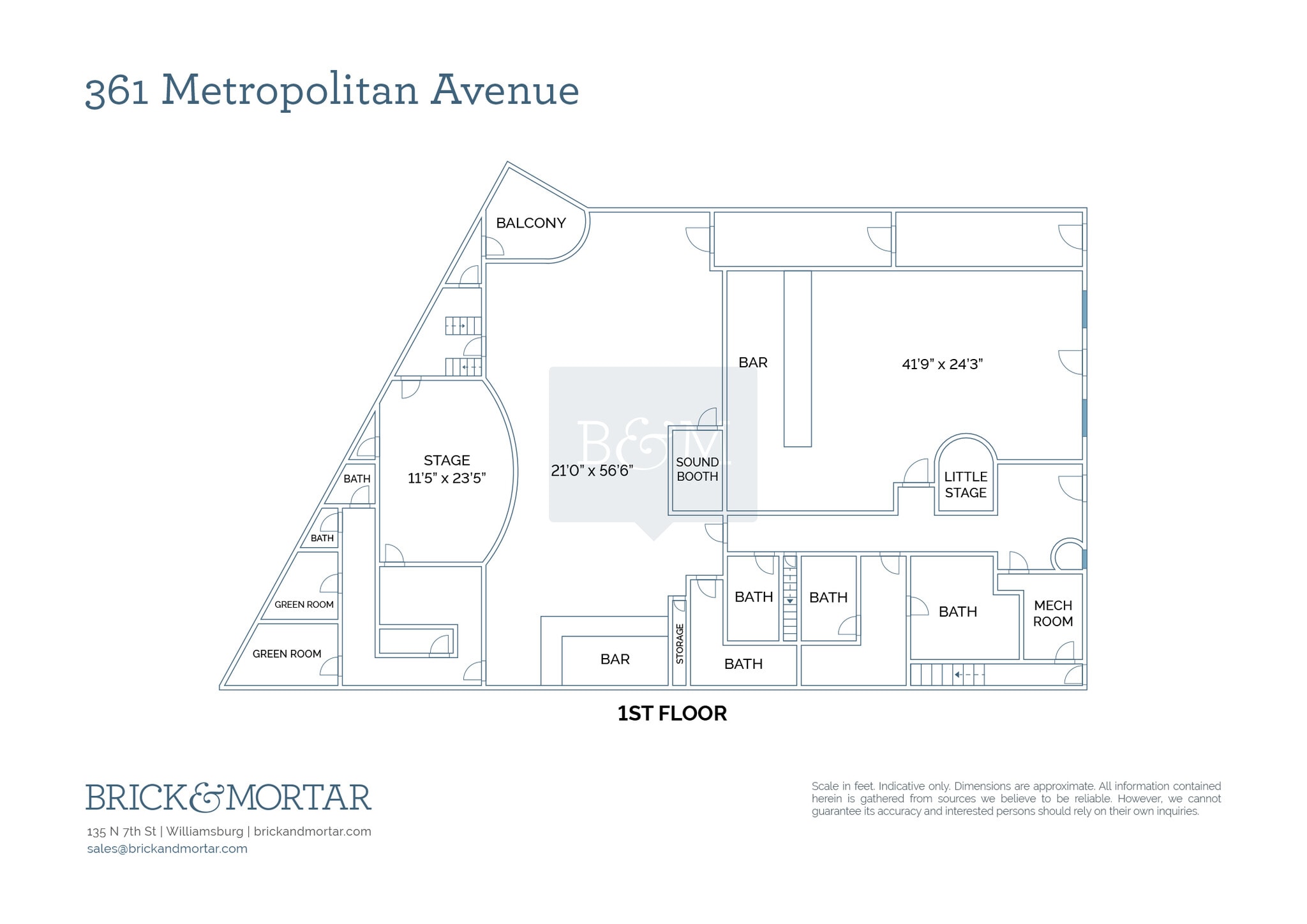 361 Metropolitan Ave, Brooklyn, NY for Rent