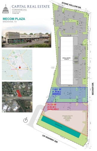 Brenham, TX Commercial Land - 2600 Becker Dr