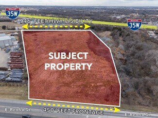 Burleson, TX Commercial Land - 460 Renfro St