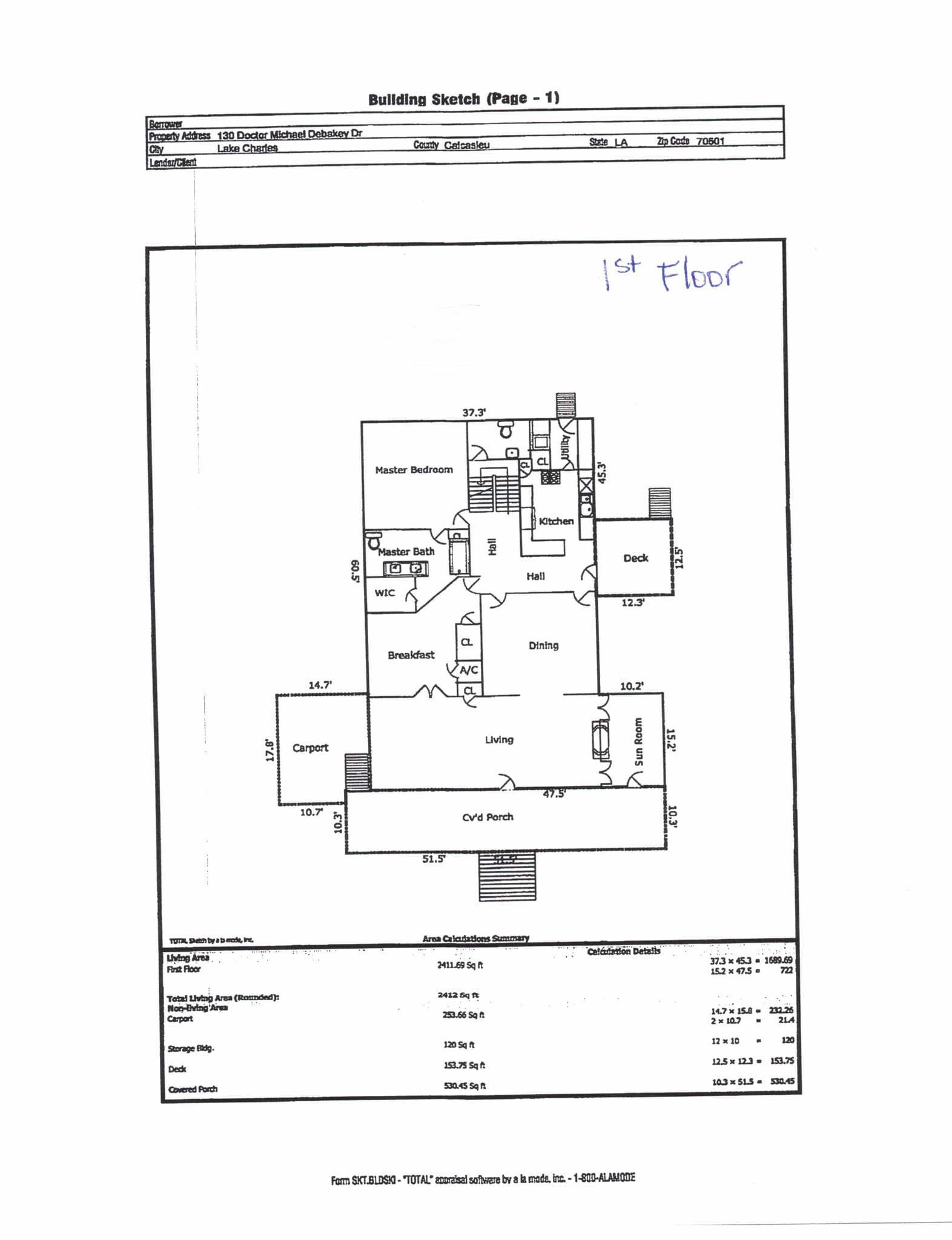 130 Dr Michael Debakey Dr, Lake Charles, LA for Sale