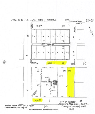 Merced, CA Commercial Land - 1401 W 16th St