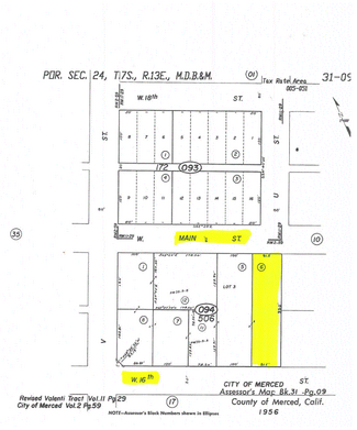 Merced, CA Commercial Land - 1401 W 16th St