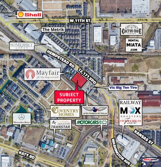 Houston, TX Commercial Land - 8405 Hempstead Rd