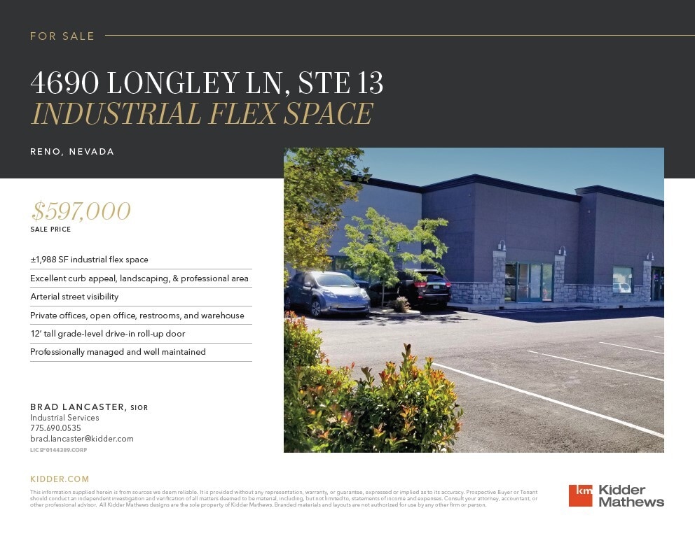 4690 Longley Ln, Reno, NV for Sale