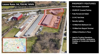Houston, TX Industrial Land - 8750 Galveston Rd