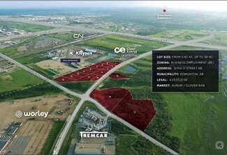 Edmonton, AB Industrial Land - 12704 NE 17 St NE