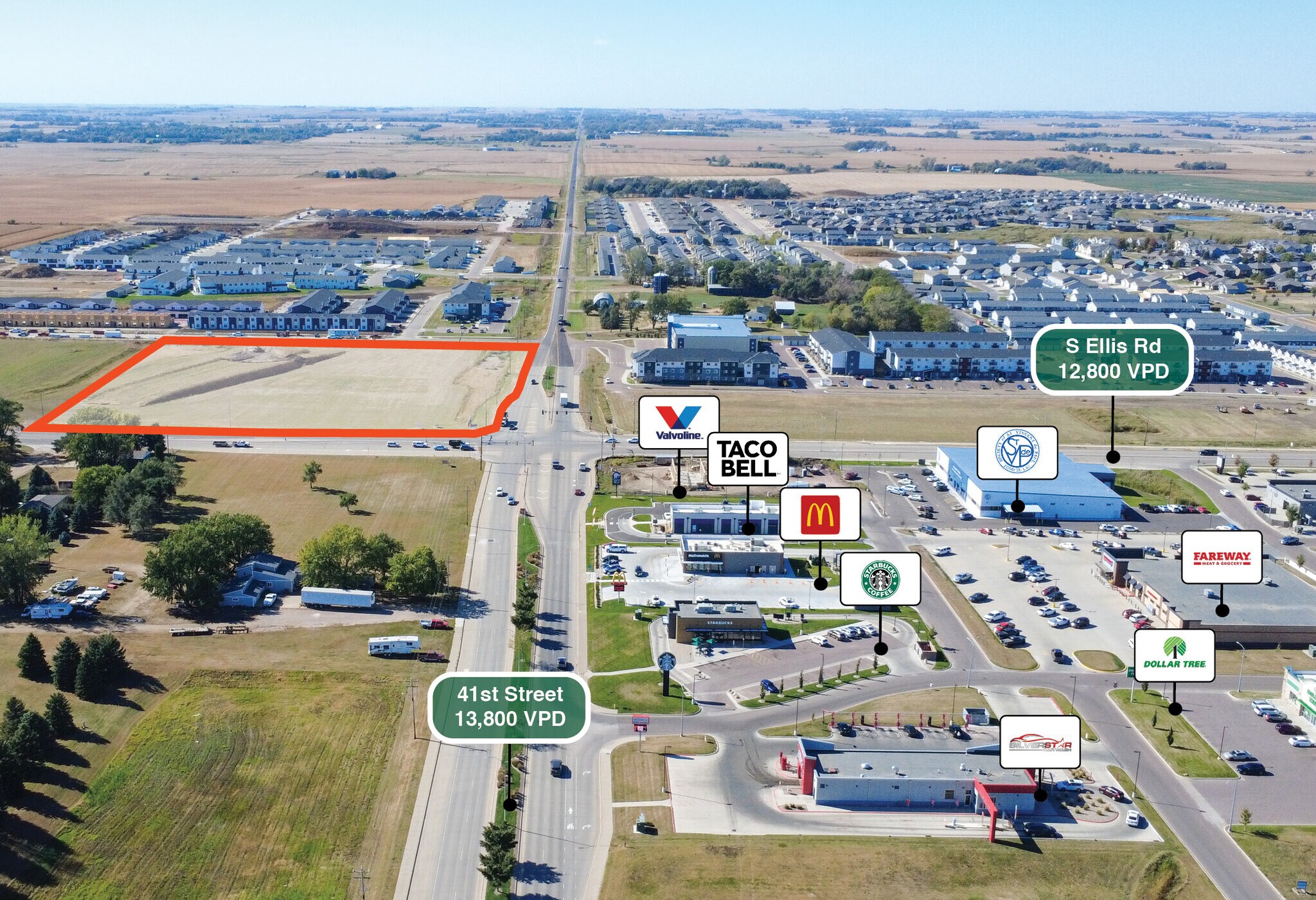 41st Street & Ellis Road South, Sioux Falls, SD for Sale