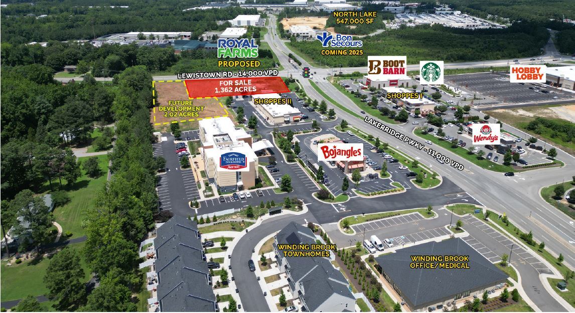 Lewistown Road and Lakeridge Parkway Pky, Ashland, VA for Sale