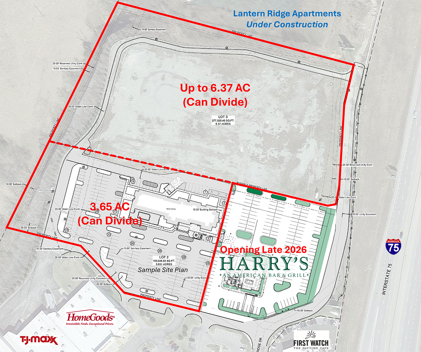 Barnes Mill Rd @ I-75, Richmond, KY for Sale