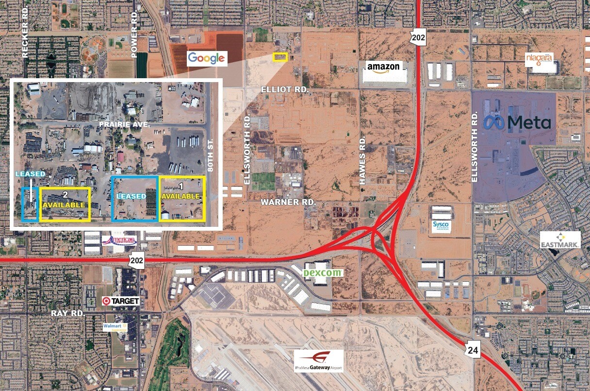 SEC 80th St & Prairie Ave, Mesa, AZ for Rent