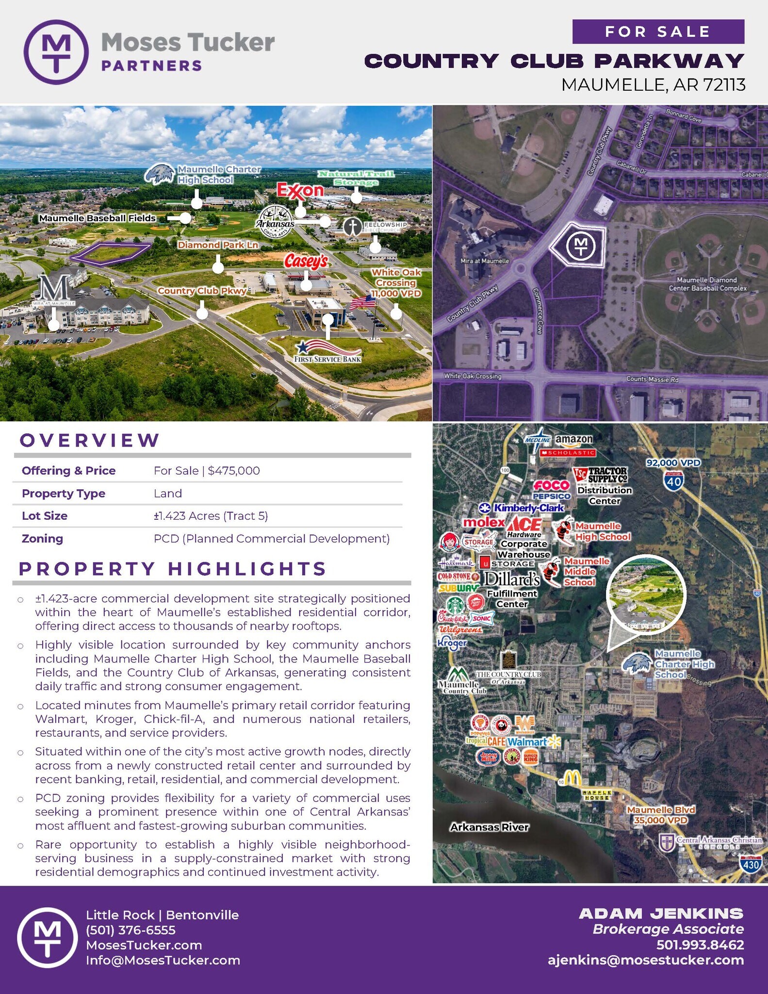 Country Club Parkway, Maumelle, AR for Sale