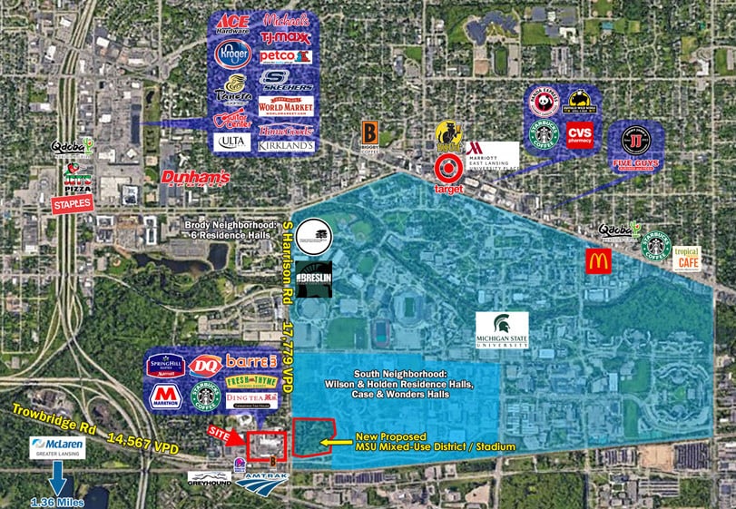 920-1030 Trowbridge Rd, East Lansing, MI for Rent