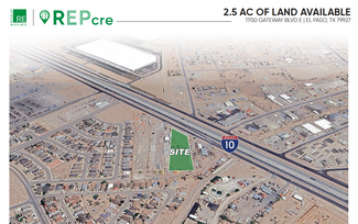 Socorro, TX Industrial Land - 11150 Gateway Blvd E