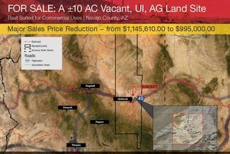 Hereford, AZ Commercial - ±10 AC Vacant Land Navajo County, AZ