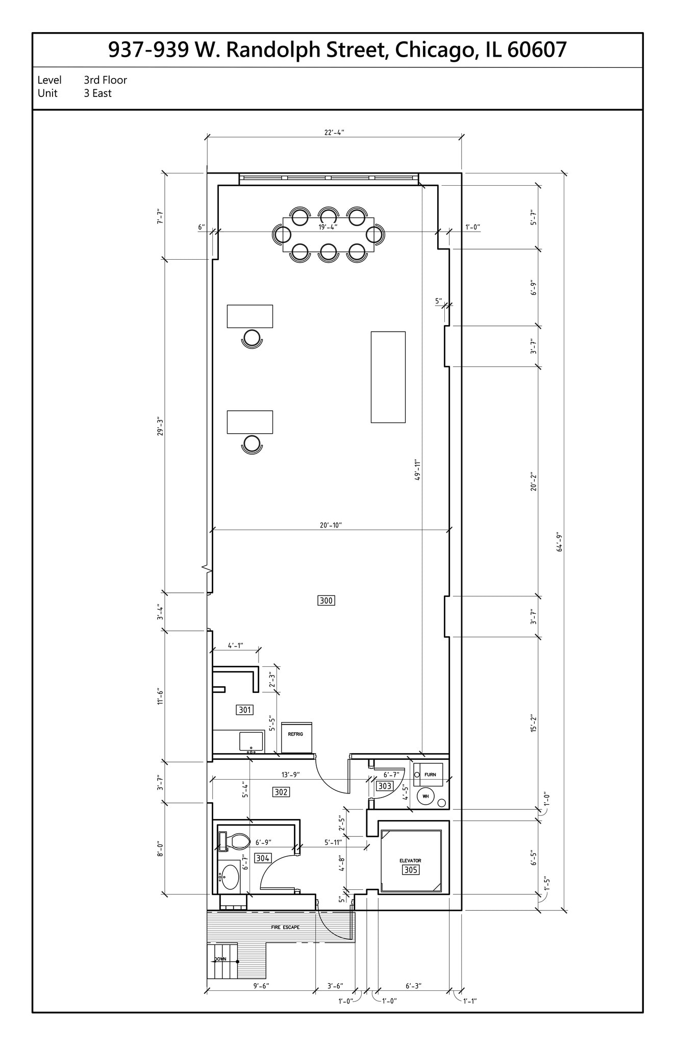 937-939 W Randolph St, Chicago, IL for Rent