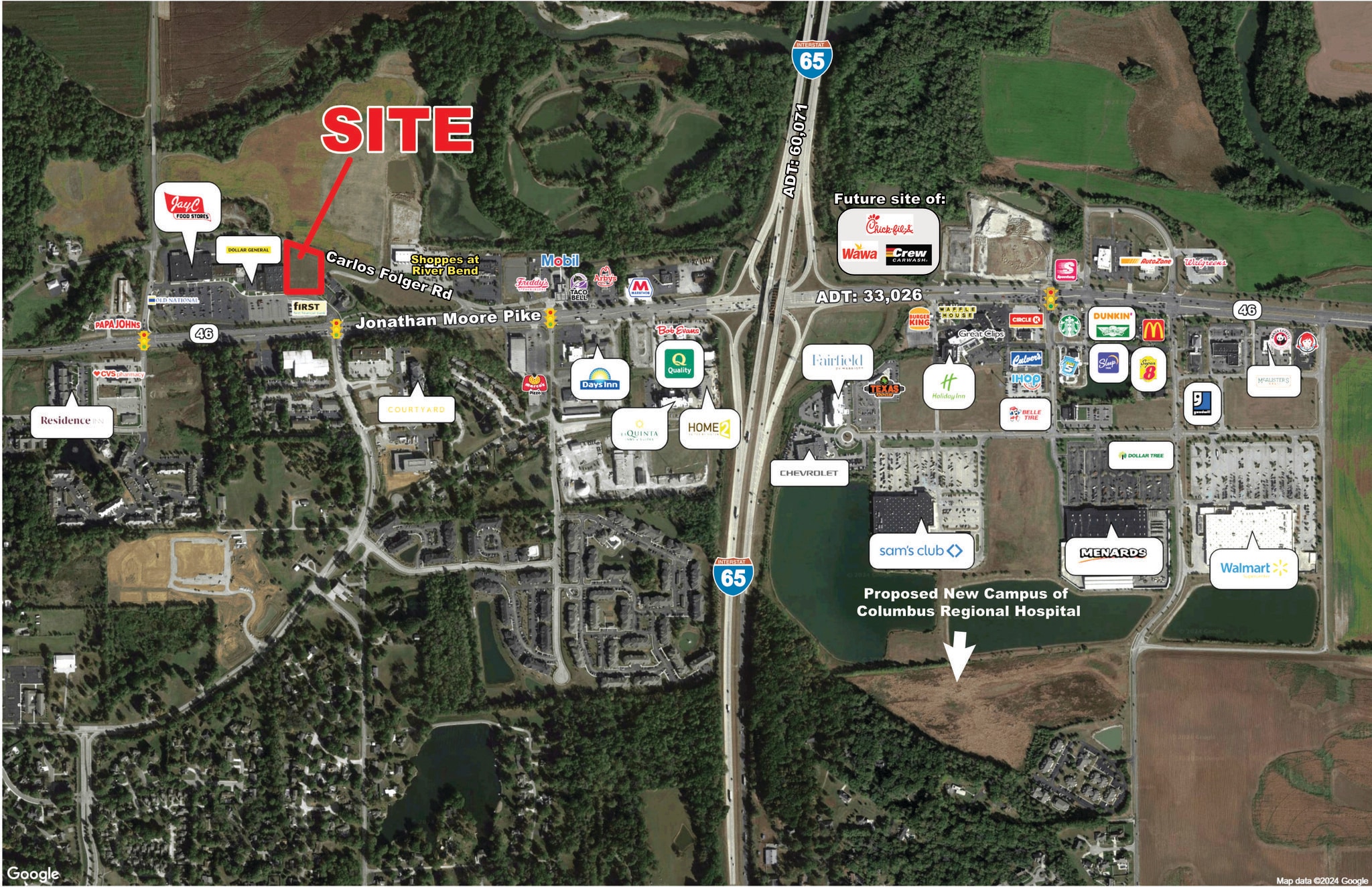 4280 W Jonathan Moore Pike, Columbus, IN for Rent